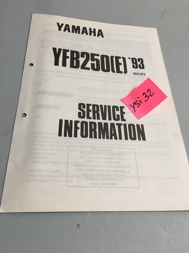 Yamaha yfb250 1993 yfb - yamaha,