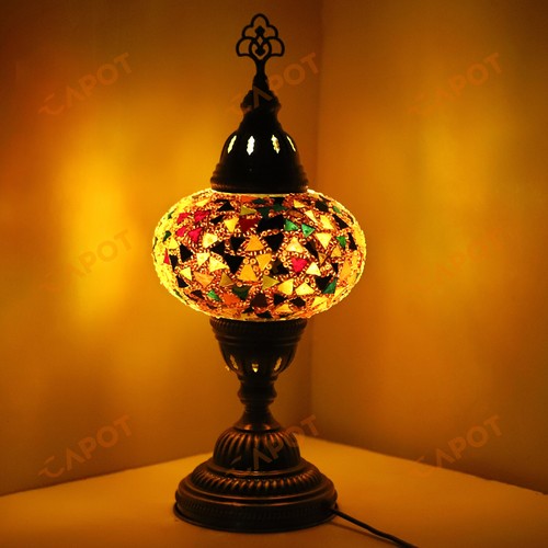 Lampe bureau mosaïque - lampe,