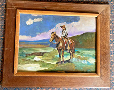 Artiste à identifier - Huile