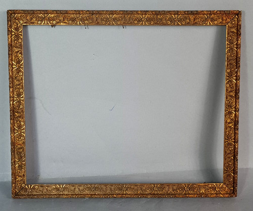 Cadre ancien verre 32x26 cm - cadre,