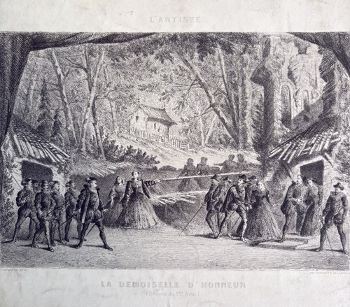 Francois lefman 19thc etching - 19thc,