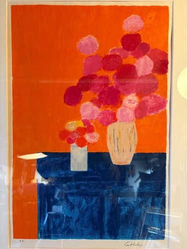 Lithographie bernard cathelin - bernard,