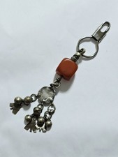 Antique Vintage Silver Coin Keychain (No Punch)