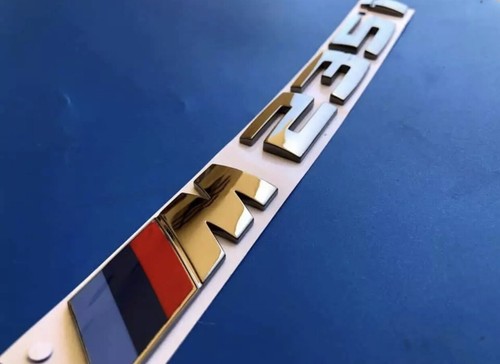 Logo bmw m235i 235i - m, gris