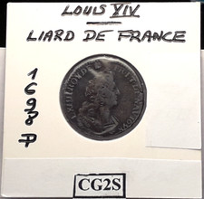 Louis XIV Liard de France 1698