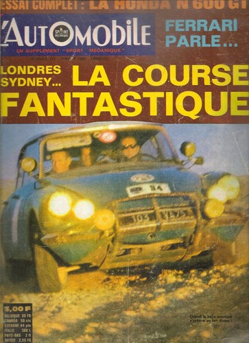 Automobile 272 1969 - l'automobile, marathon