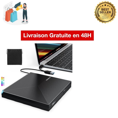Graveur dvd externe - usb, plug