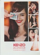Publicité papier - Advertising Paper - Jeu d'Amour Kenzo