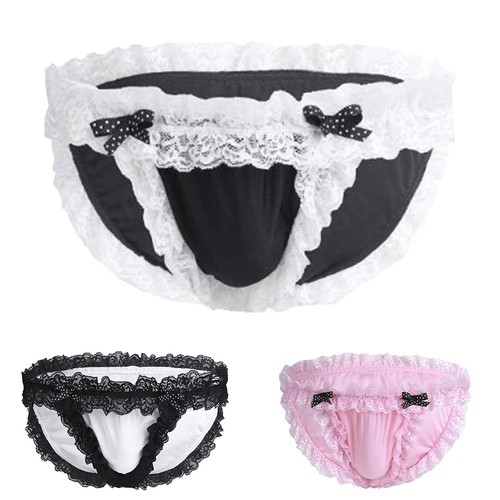 Slip homme rose sissy - , culotte