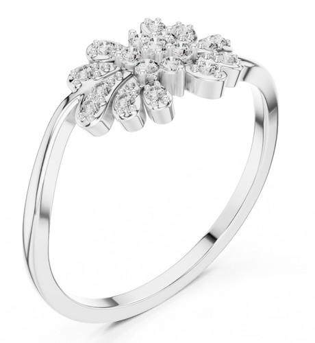 Bague ronde certifiée - , d/vvs1