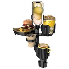 Plateau Porte-Gobelet de Voiture – 5 en 1 Réglable pour Porte-Gobelet de Voit...