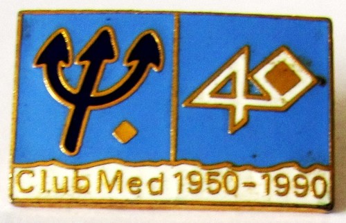 Pin club med - club, 1950-1990