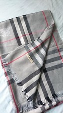 Burberry, Scarf, Scarf, Authentic Original Scarf, Large Grey