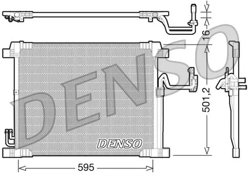 Condenseur climatisation r - de,