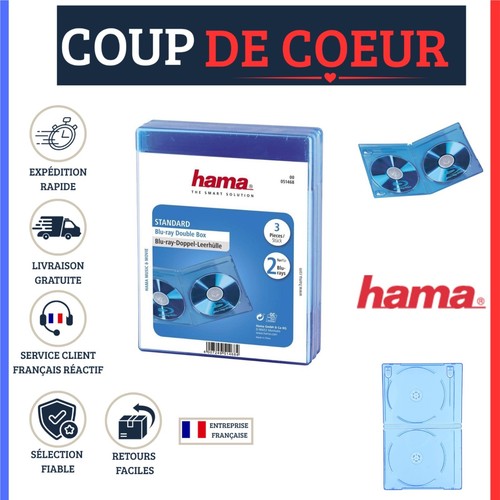 Hama boîtier double blu ray - boîtier, blu-ray