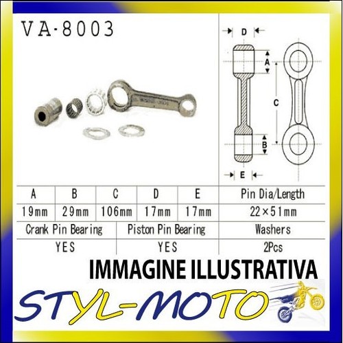 Biella motore vesrah - motore,