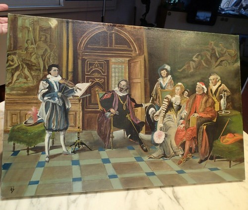 Hst scene cour sous louis - scene,
