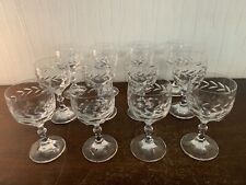 6 Beauharnais Model Lalique Crystal Wine Glasses (price per piece)