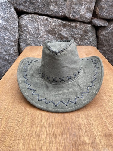 Ancien chapeau en cuir - chapeau,