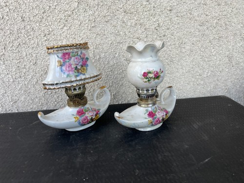 Paire petites lampes à - paire, de