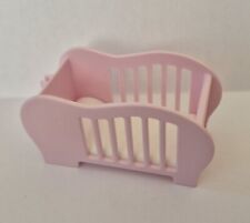 LIT A BARREAUX ROSE POUR BEBE PLAYMOBIL...
