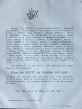 DROUET Couillard Doucet Powilewicz SHARE Ladvocat Rispal Allard Bazin 1882