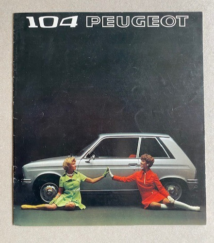 Livret 104 peugeot coupé - 104,