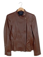 ZARA WOMAN Veste en cuir Dames