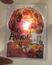 Michael Jordan Fallout Atomic Refractor Basketball Card