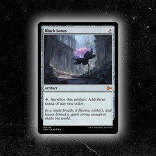 Black Lotus - Custom Magic: The Gathering Card - High-Quality