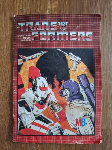 Livret transformers 1986 - mb,
