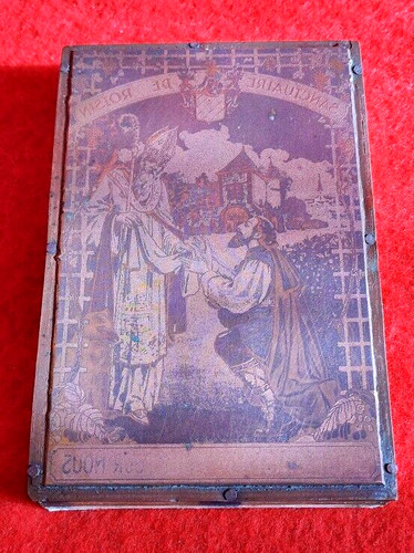 Antique plaque gravure - plaque,
