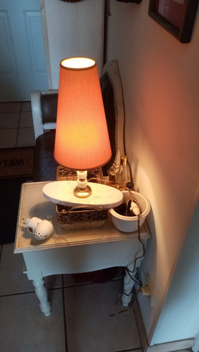 Lampe poser marbre - marbre, blanc