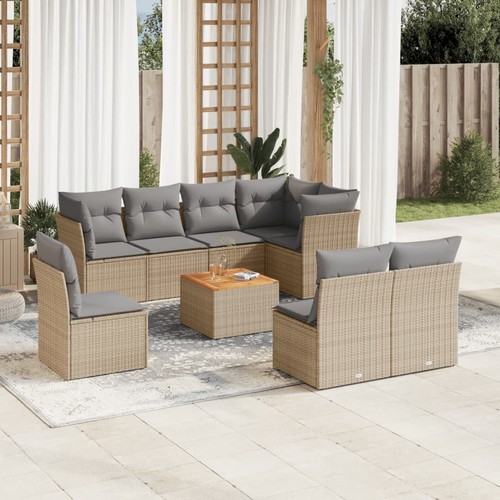 Salon jardin avec coussins - salon,