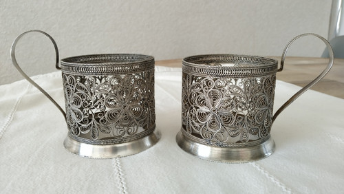 Anciens porte verre - porte, thÉ