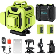 Niveau Laser 360°x 4 Chantier AutonivelantLazer Niveaux 4D 16 Lignes LaserNiv...