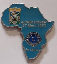 pins lions club international alger doyen 27 mars 1953