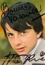 HERVE VILARD: Signed Star SingerWorld / Autograph Original Authentic / Card