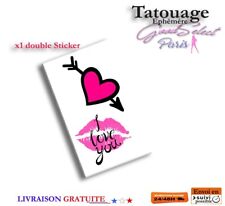 TATOUAGE TEMPORAIRE -Coeur &