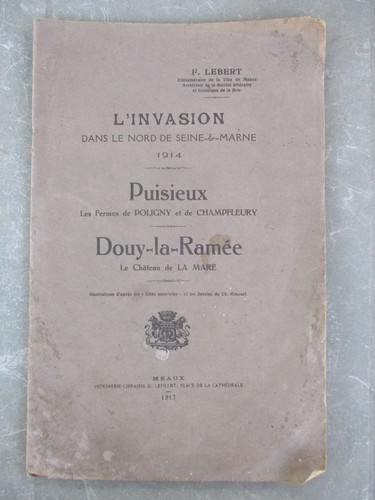 Rare livret militaire - , invasion