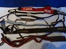 Lot 7 sangles dragonnes Nikon Canon Dynax divers occasions pour appareils photo
