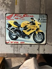 Plaque métal  Honda VTR 1000