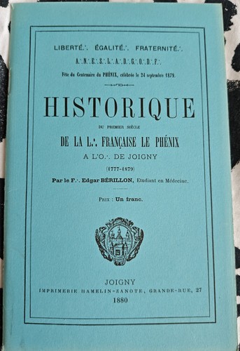 Franc maçonnerie - franc-maçonnerie, –