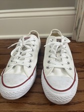 White Converse All Stars Read Desc
