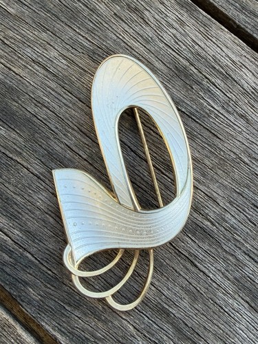 Broche émaillée argent - émaillée, en