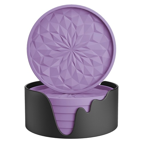 Lot silicone coasters - silicone,
