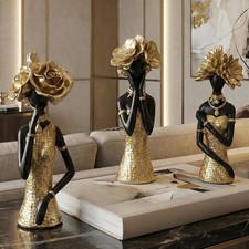 Statuette de femme africaine