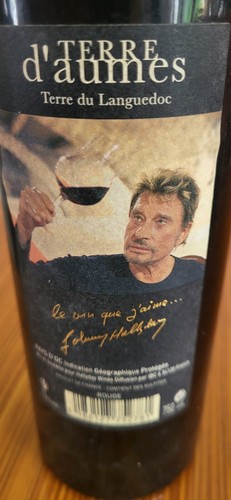 Johnny hallyday bouteille - hallyday-bouteille, de