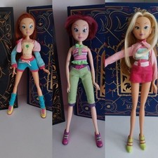 3 Poupées Flora Tecna et Bloom Love and Pet Winx Club saison 4 Smoby