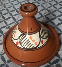 Moroccan Tagine Tajine Handemade Ceramic Terracotta Medium 10 inches Fast Ship